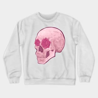 Rose Quartz Skull Crewneck Sweatshirt